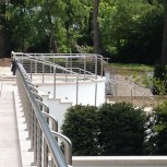 Balustrade Wires on Stainless Round Posts