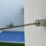 Balustrade Wire Wall Fixing Detail