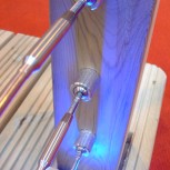 Wire Balustrade Newel Post Fixing Detail