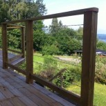 Garden Raised Deck Balustrade Wires