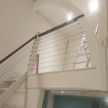 Indoor Minimalist Wire Balustrade